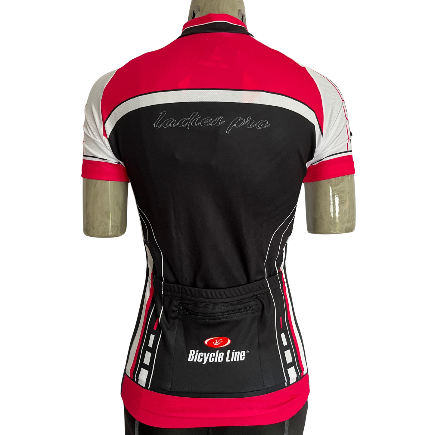 Bicycle Line Ladies Pro full zip women’s jersey pink/black