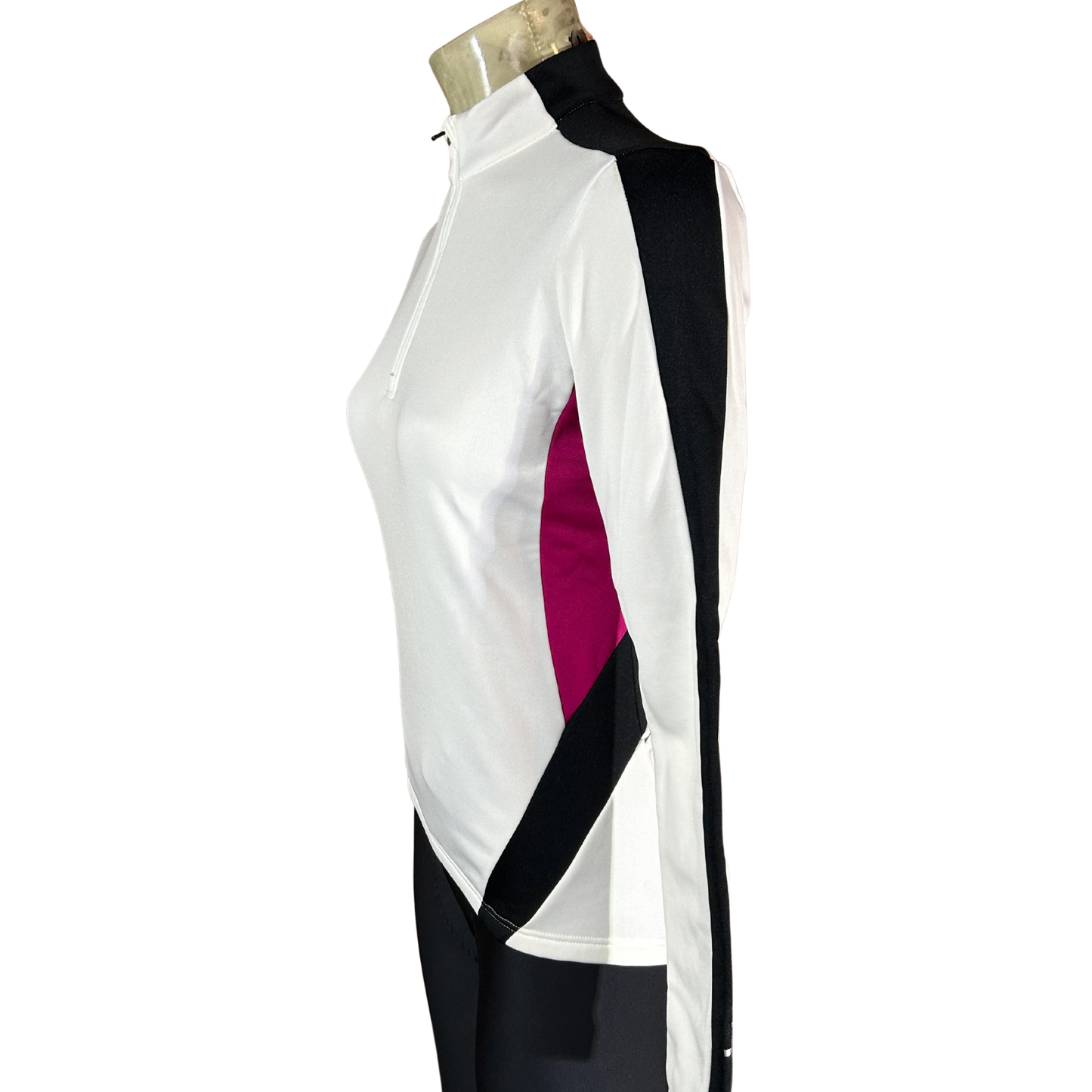 RH+ Class Long Sleeve Jersey Women's White / Majenta XS
