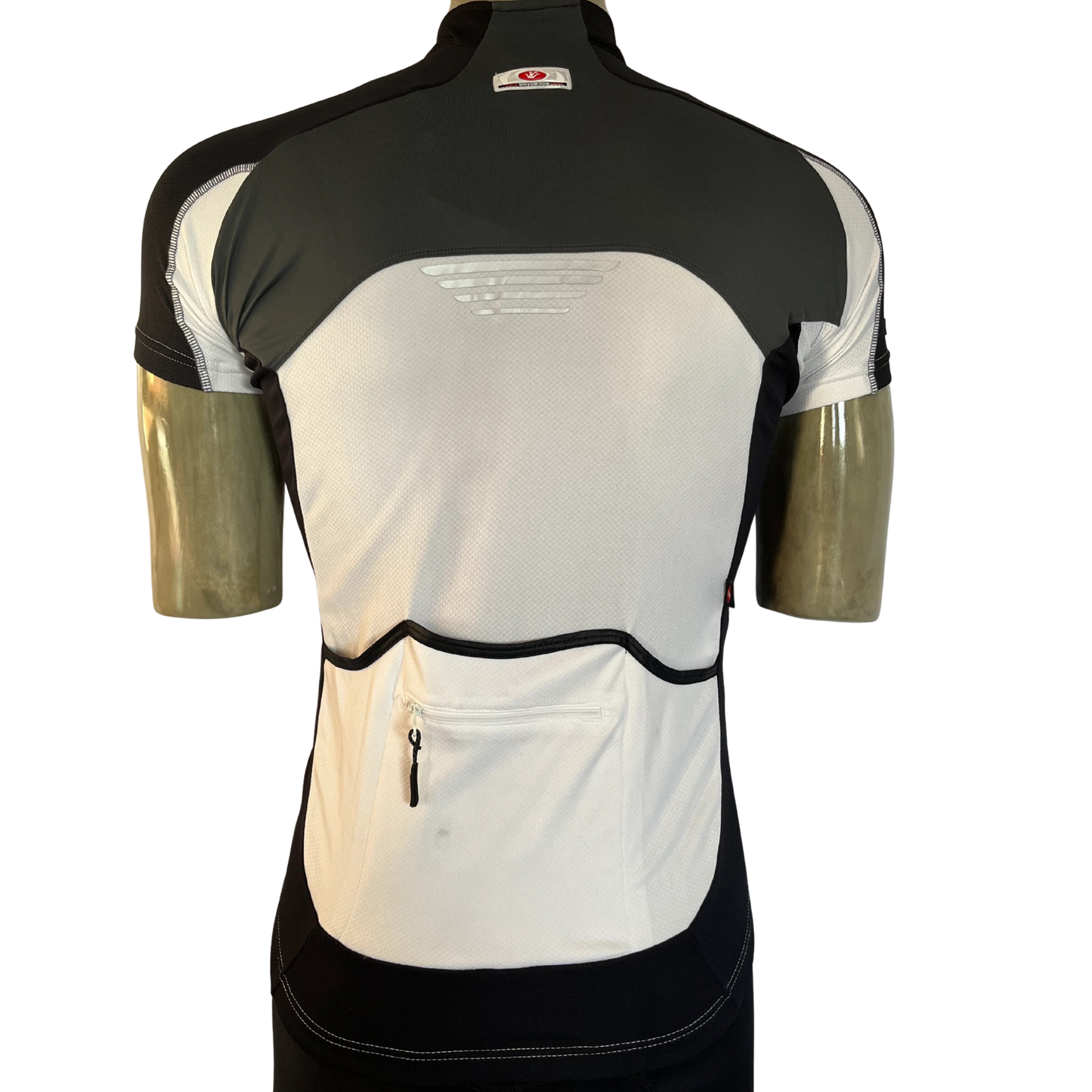 Bicycle Line Texas full zip jersey white/grey