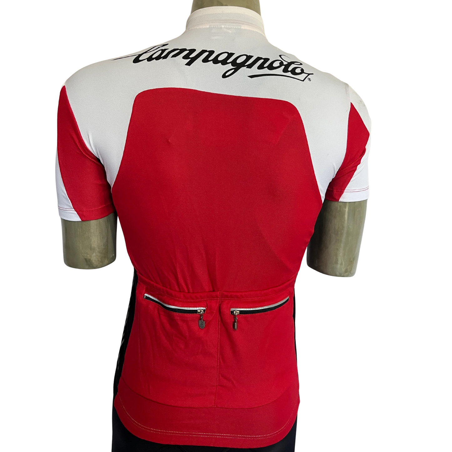 Campagnolo Raytech full zip jersey white/red