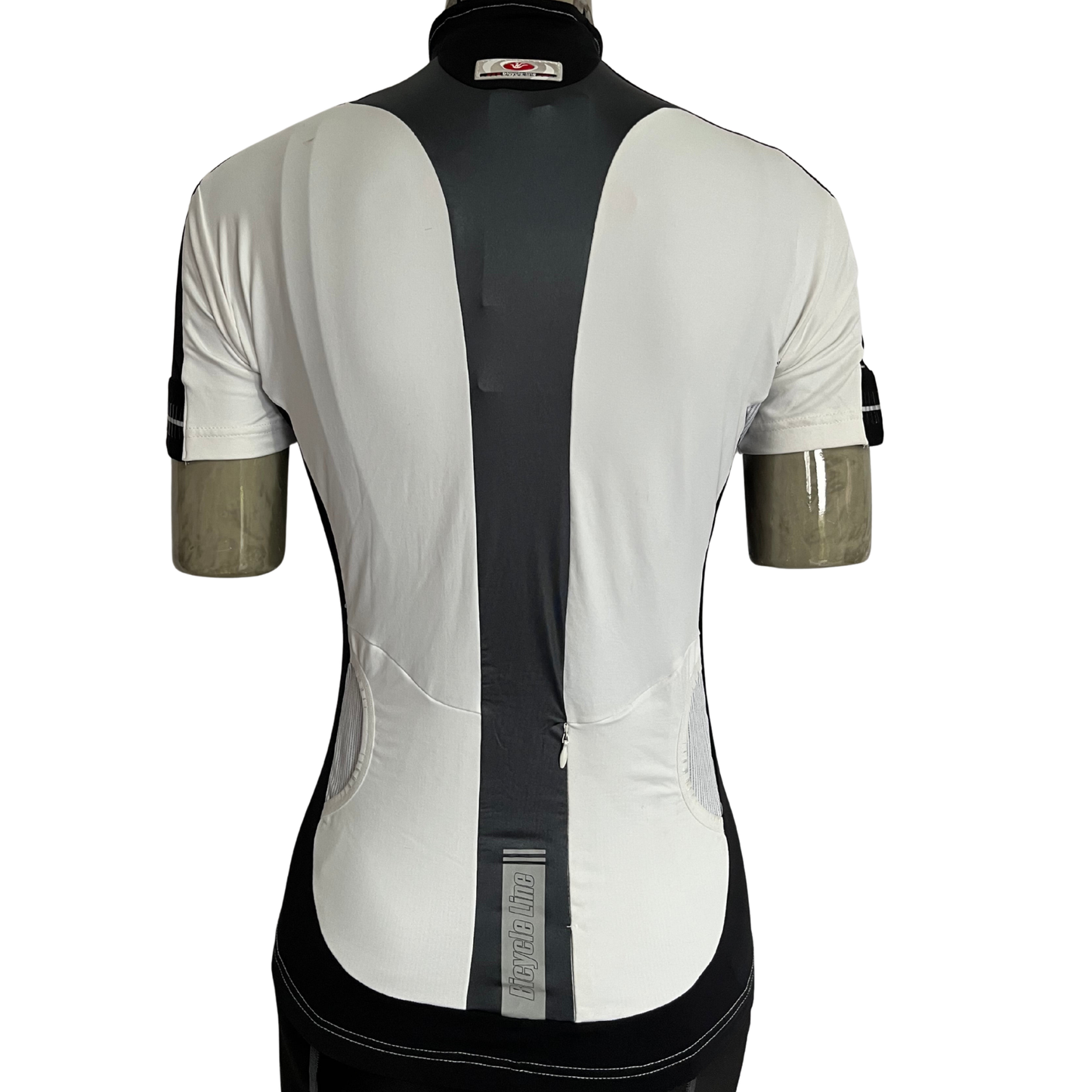 Bicycle Line Vanity + full zip women’s jersey white/black