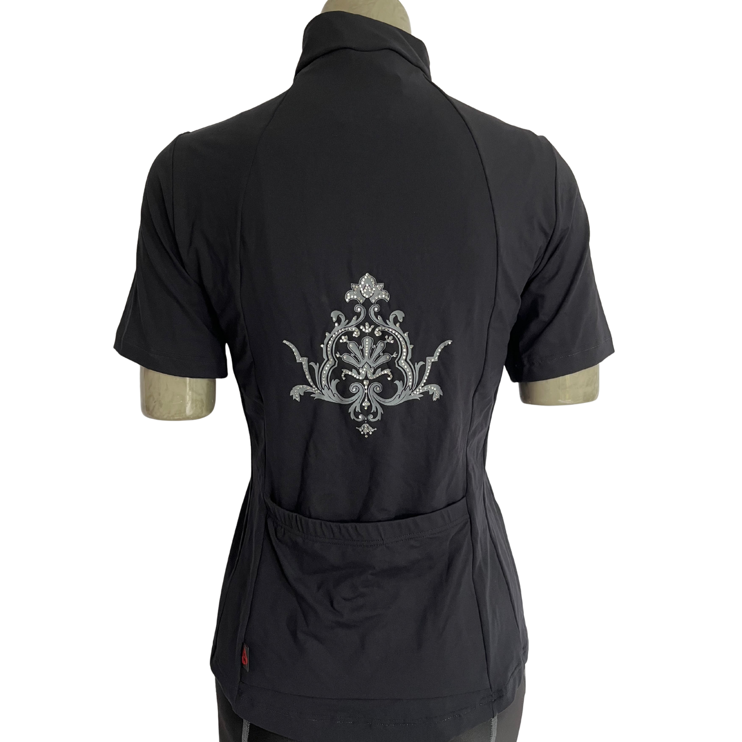Bergamo Dimond Back 3/4 zip women’s jersey black/dimond