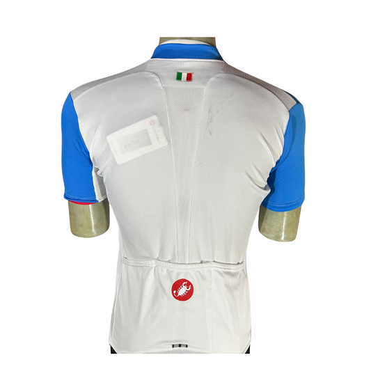 CASTELLI P? HD JERSEY White / Blue MEDIUM