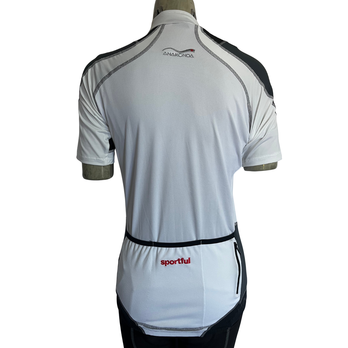 Sportful Anakonda 1/2 zip jersey white