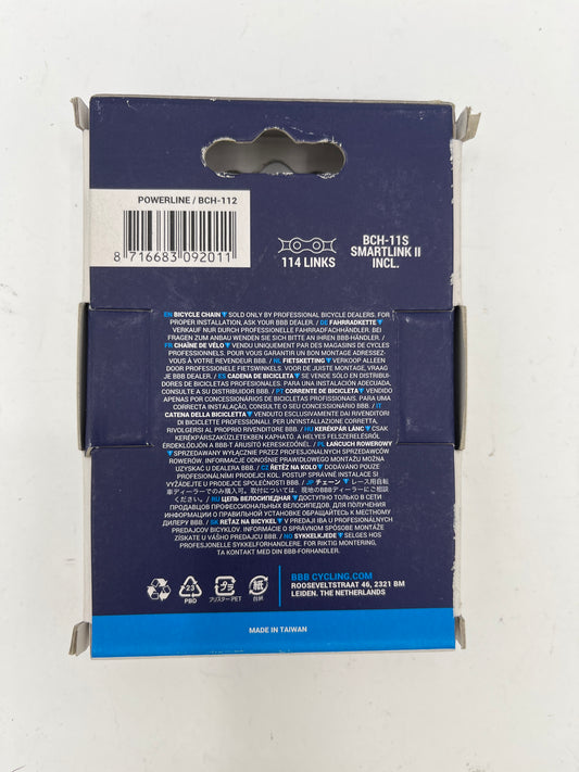 BBB BCH-112 POWERLINE 11 SPEED CHAIN 114 LINKS