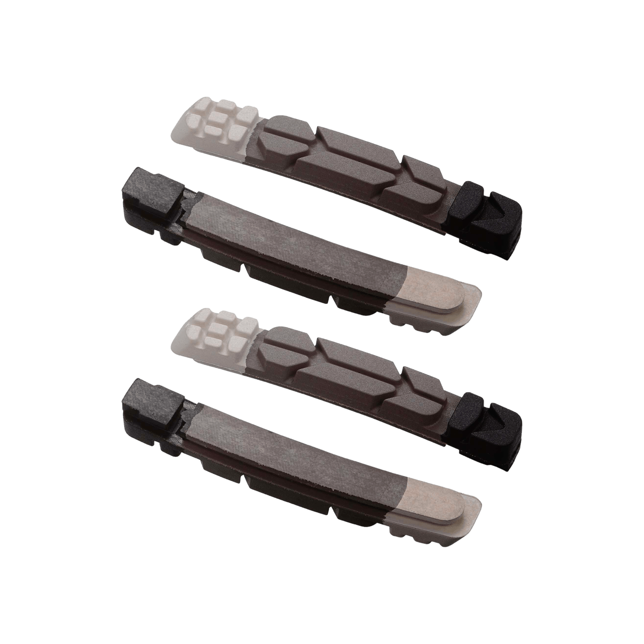 BBB BBS-15T TRISTOP BRAKE PADS - V-BRAKE INSERTS - TRI COLOUR