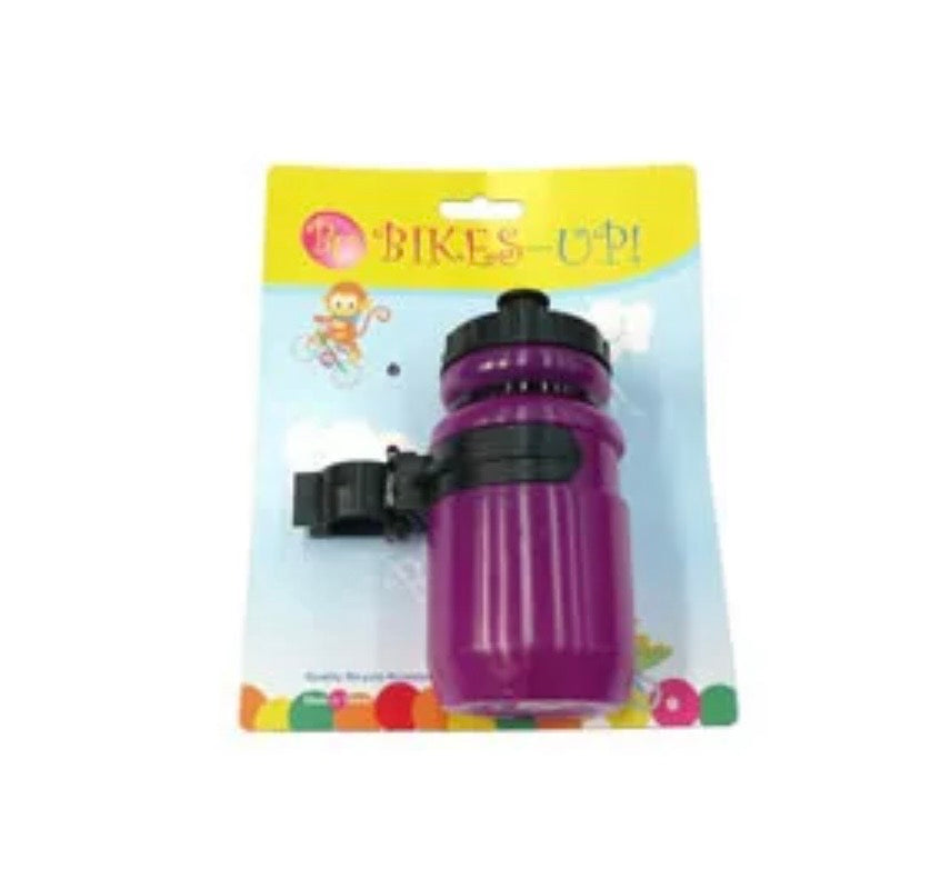 Bikes-Up Mini Water Bottle 400cc With Cage Purple