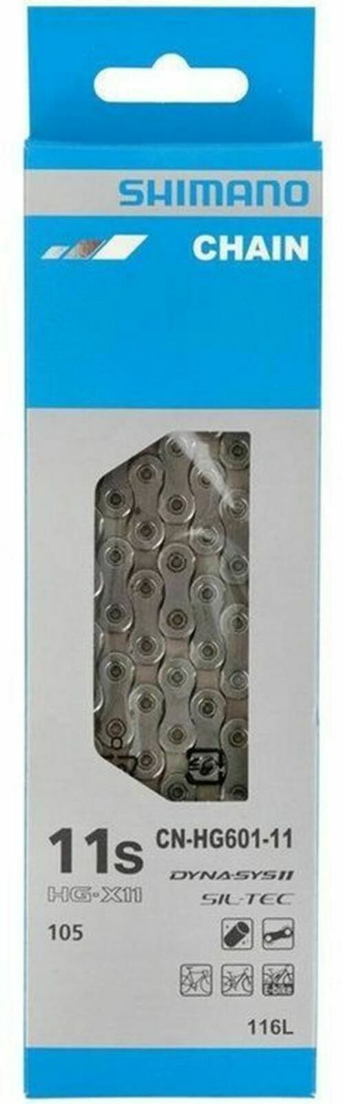 SHIMANO CN_HG601 Chain 11 Speed Road/ MTB with Quick Link