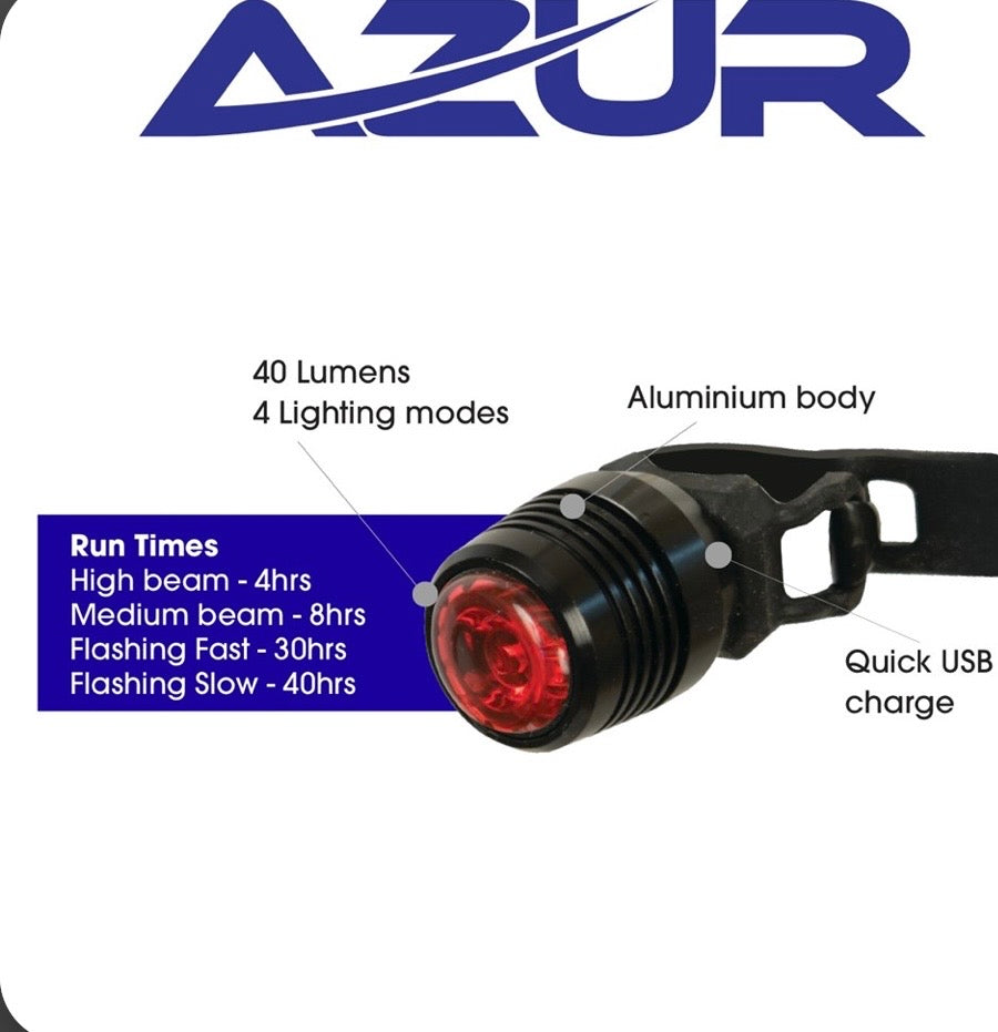 Azur Cyclops USB Tail Light