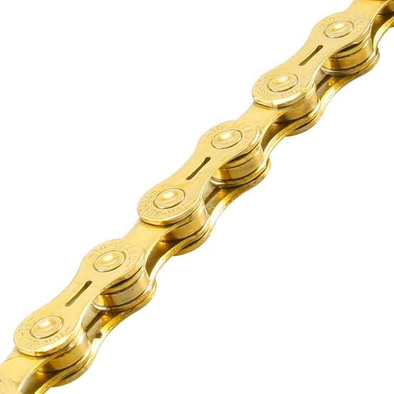 YBN CHAIN 10SPD SUPER LIGHT GOLD