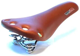Saddle CP Spring Briwn Vinyl W/Rivets
