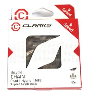 CLARKS 9 SPEED CHAIN 136L BLACK E-BIKE