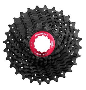 SUNRACE Cassette 11 Speed, 11-28T, Black chrome