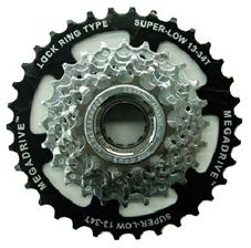 SUNRACE Screw on Cluster. 7 Speed, 13 - 34T Mega Range