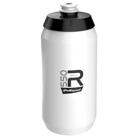 POLISPORT 550ML WATER BOTTLE - WHITE