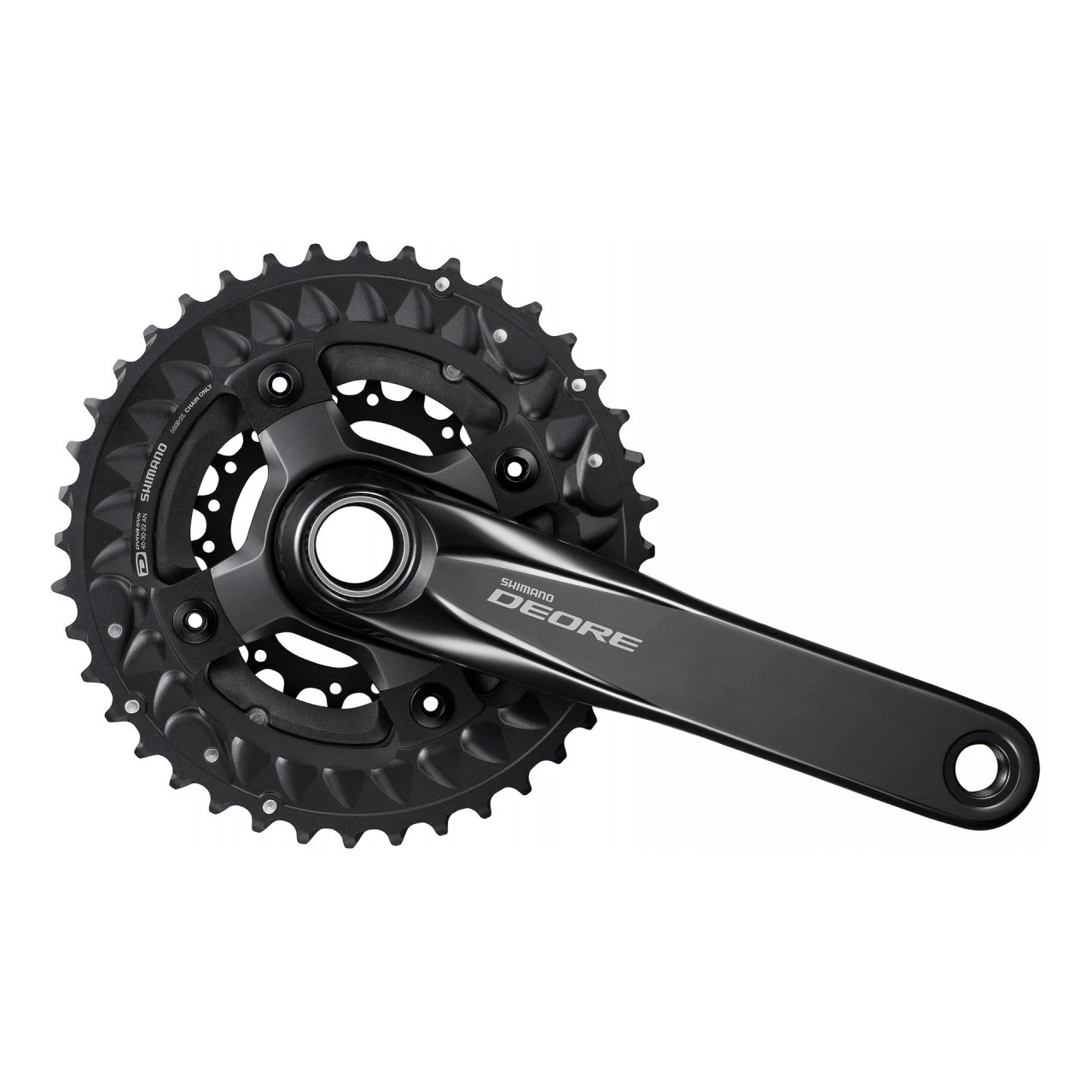 SHIMANO FC-M6000 FRONT CRANKSET DEORE 175mm 40-30-22 W/O CHAIN GUARD