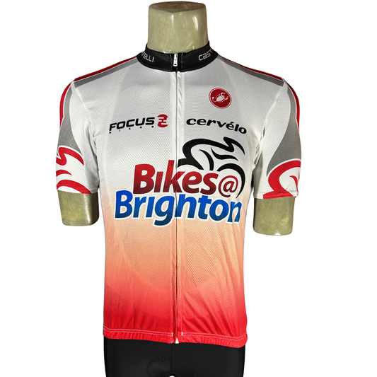 CASTELLI Brighton Team Jersey White / Orange XL