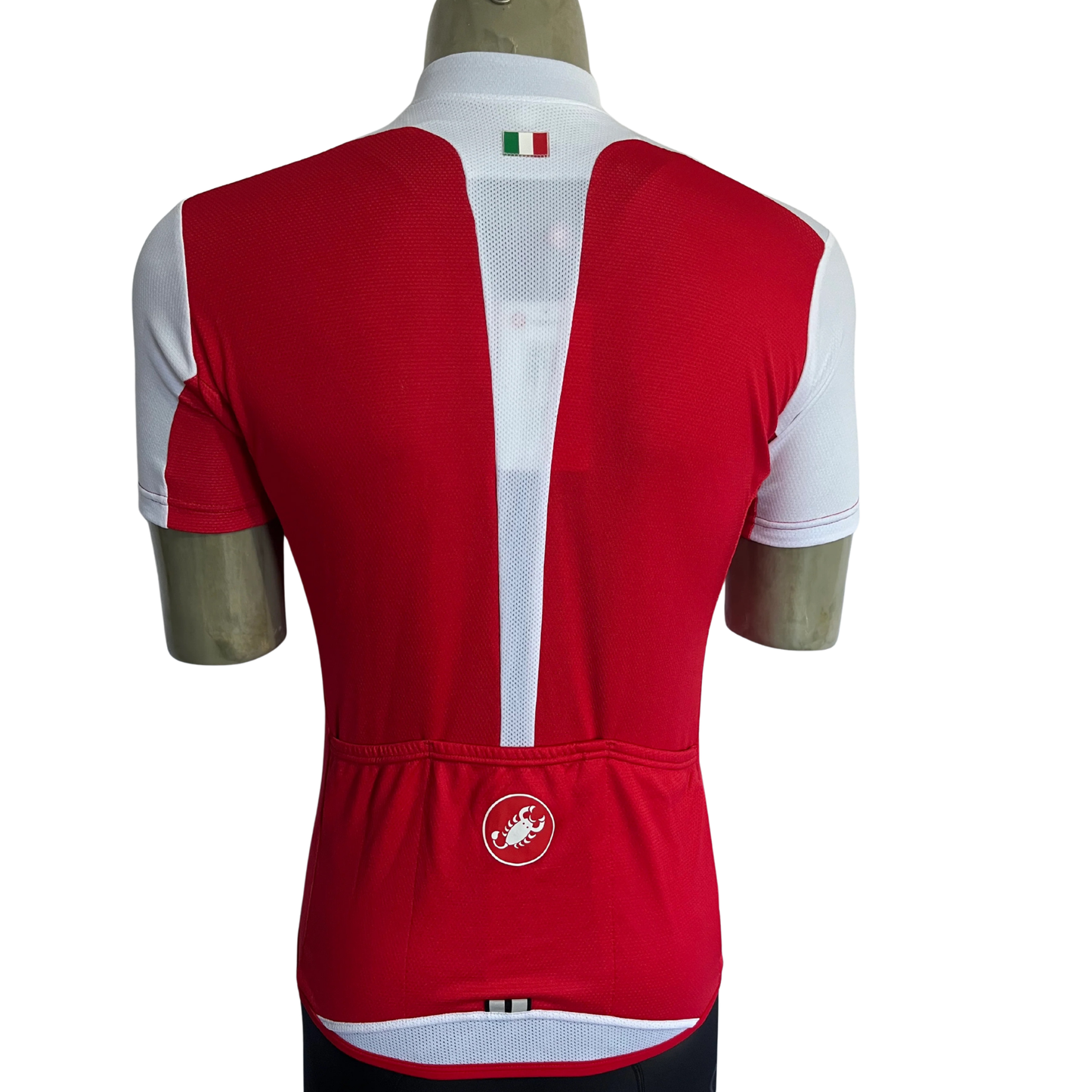 Castelli Prologue 3/4 zip jersey red/white
