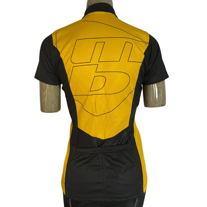 Bergamo NB Moon 3/4 zip jersey yellow/black