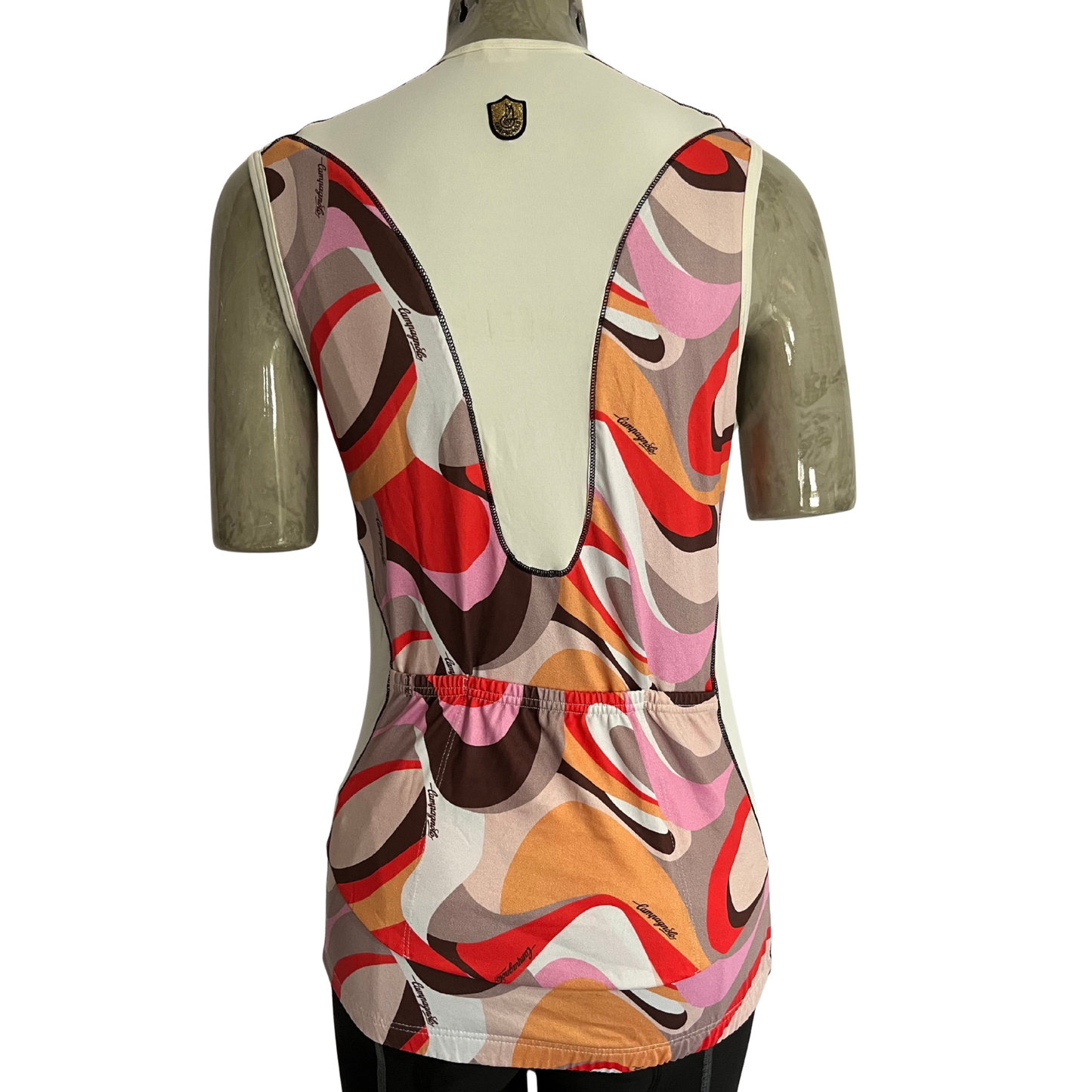 Campagnolo sleeveless half zip women’s jersey ethnic swirl