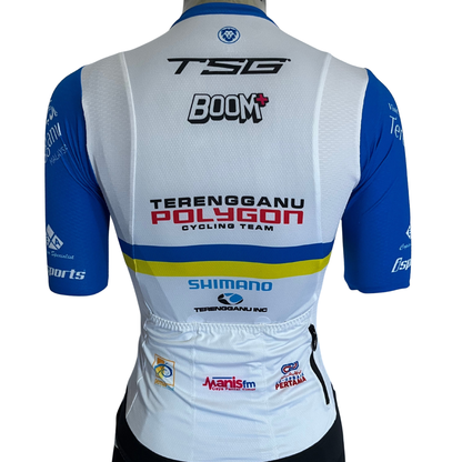 Isports Pelaton TSG 2023 fan jersey full zip white