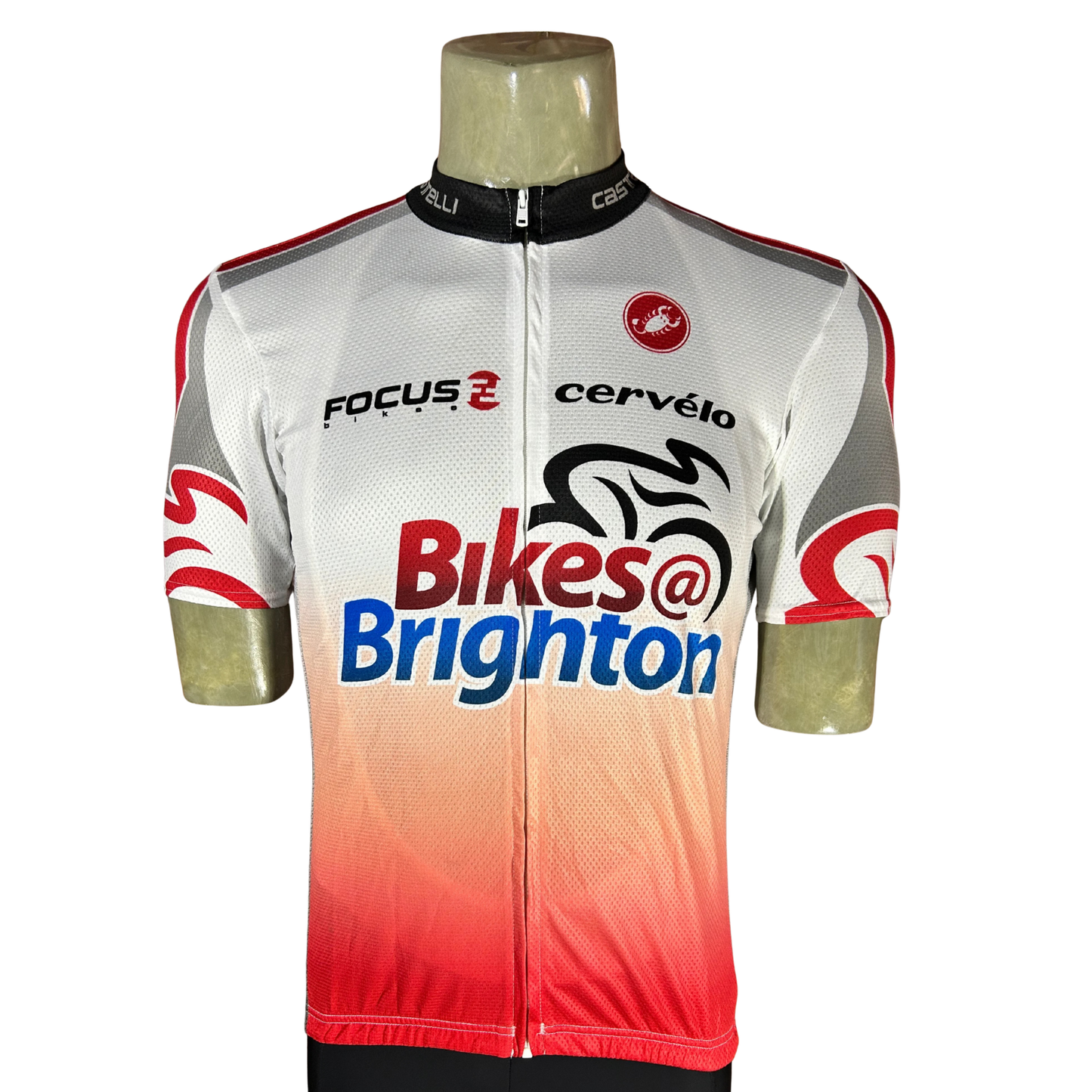 CASTELLI Brighton Team Jersey White / Orange XL