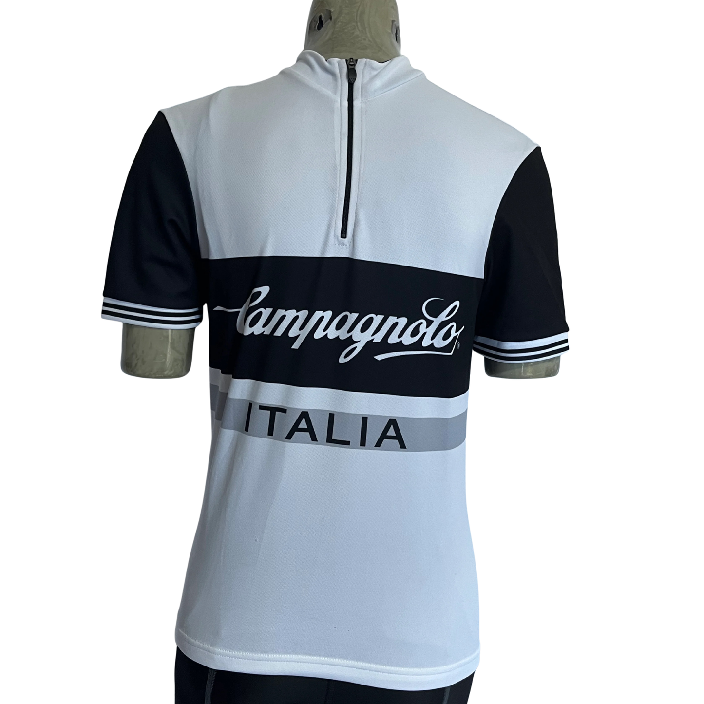 Campagnolo Heritage Italia 1/2 zip jersey white/black