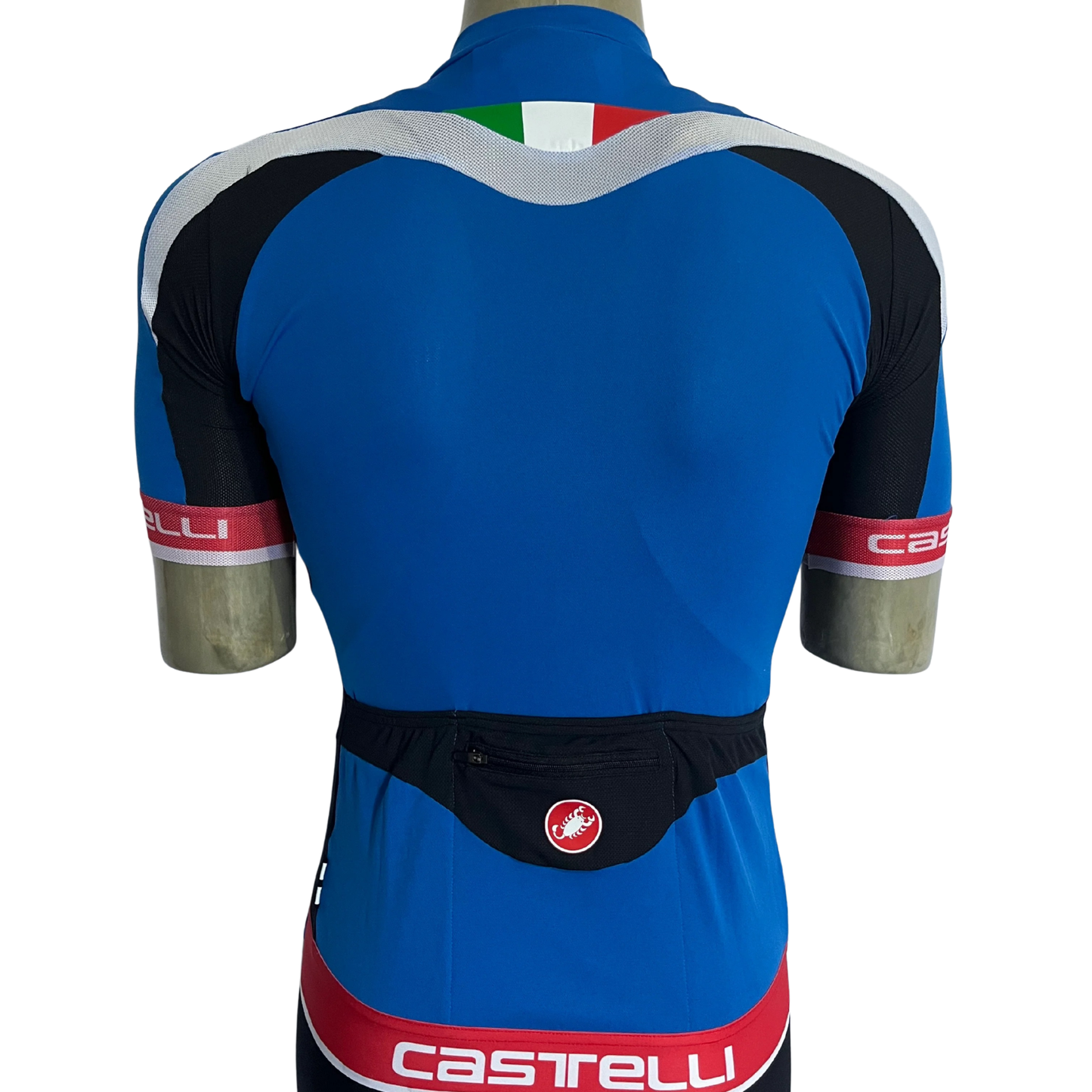 Castelli Volata full zip jersey blue