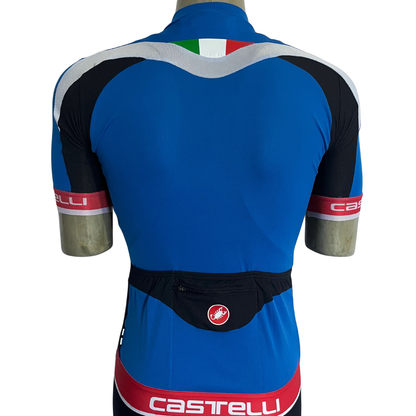 Castelli Volata full zip jersey blue