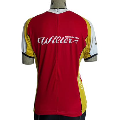Wilier Triestina 100 year anniversary 3/4 zip jersey Red