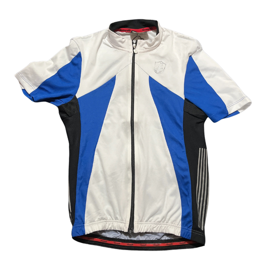 Campagnolo Raytech full zip jersey white/blue