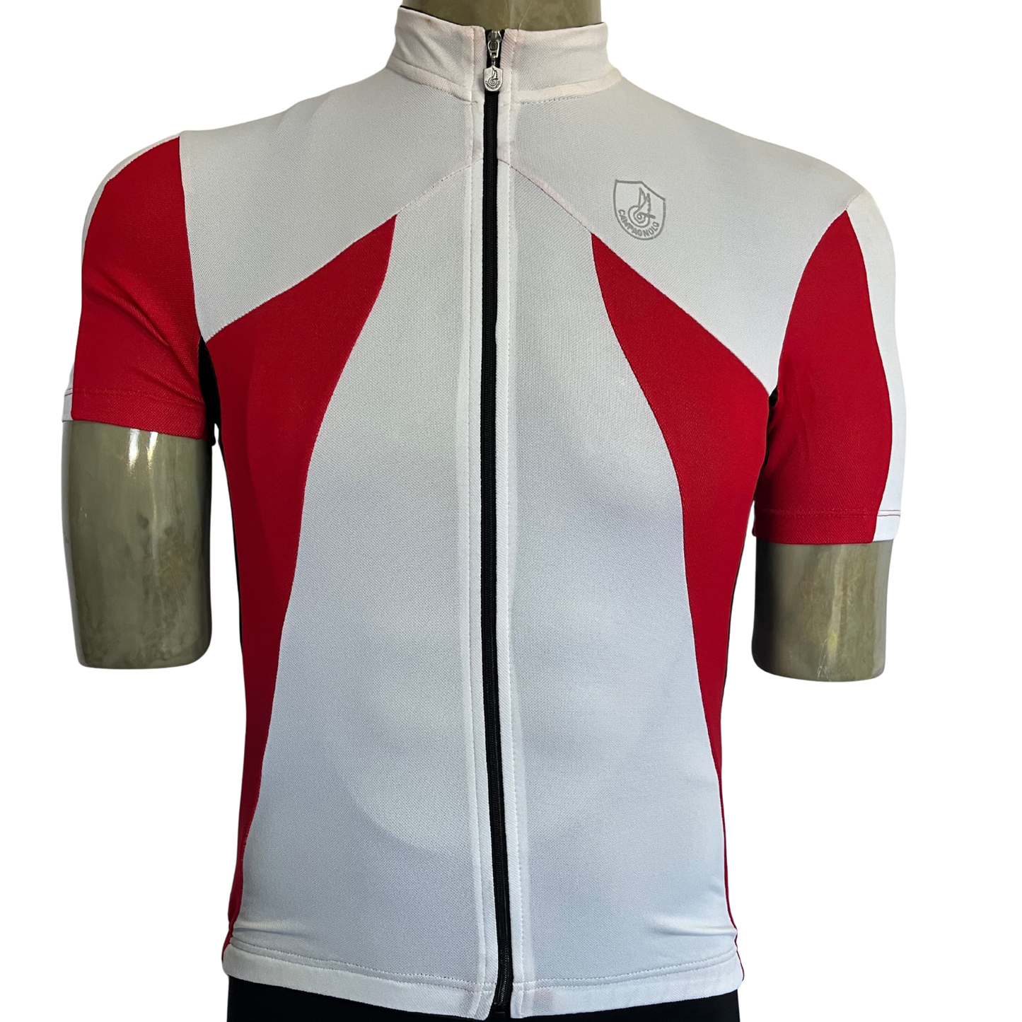 Campagnolo Raytech full zip jersey white/red