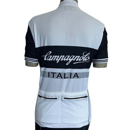 Campagnolo Heritage Italia 1/2 zip jersey white/black