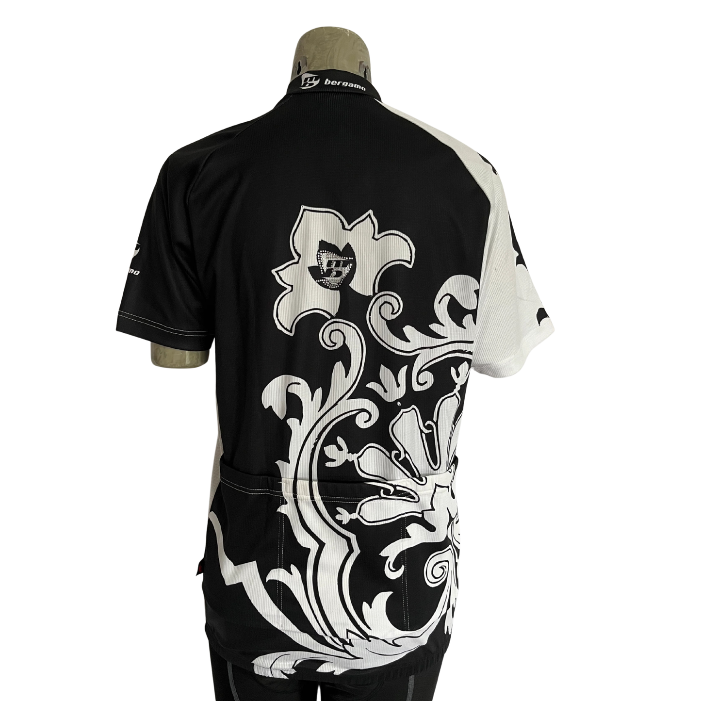 Bergamo Ceylon 3/4 zip women’s jersey black/white