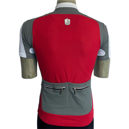 Campagnolo Raytech full zip jersey red