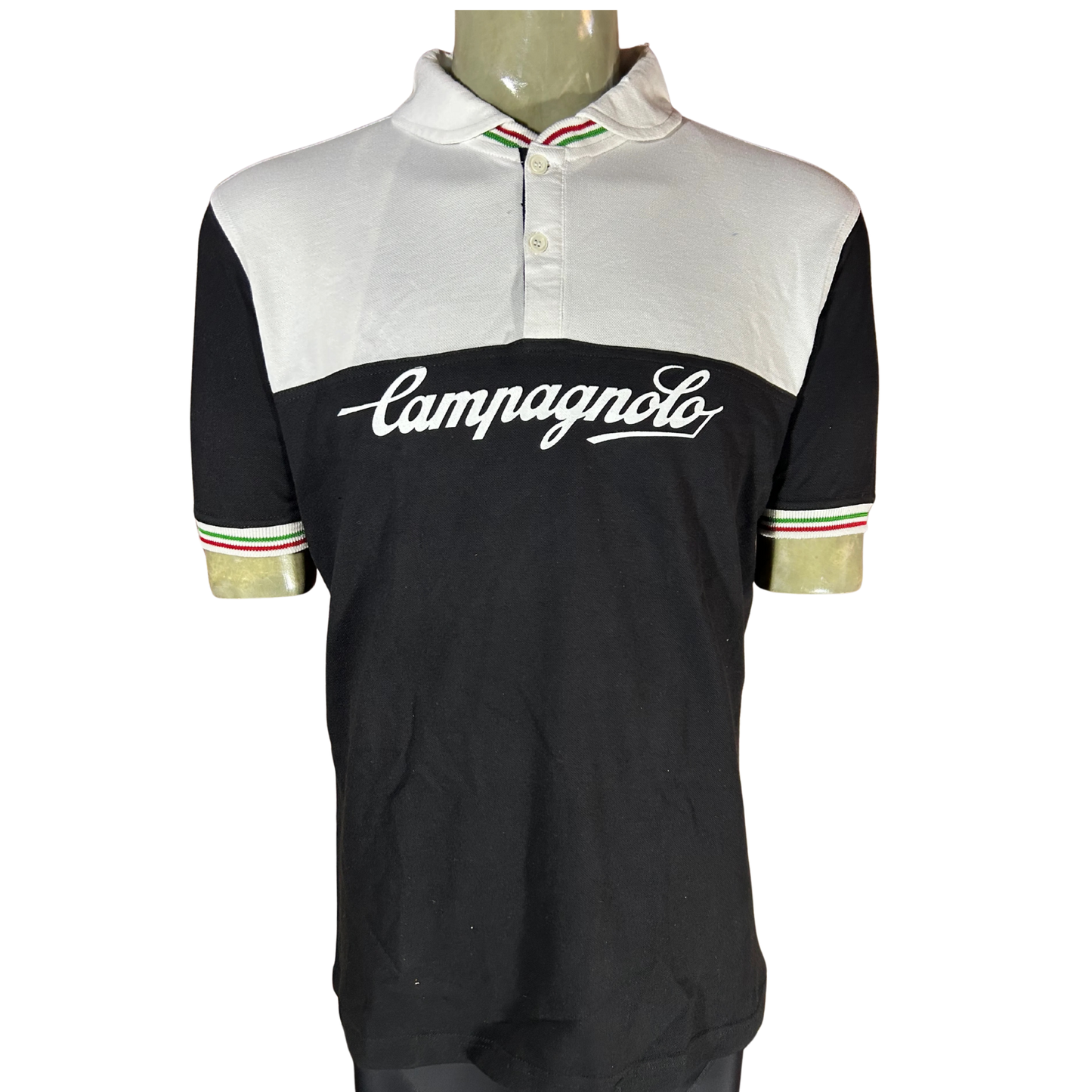 CAMPAGNOLO Heritage Polo Black / White XXXL