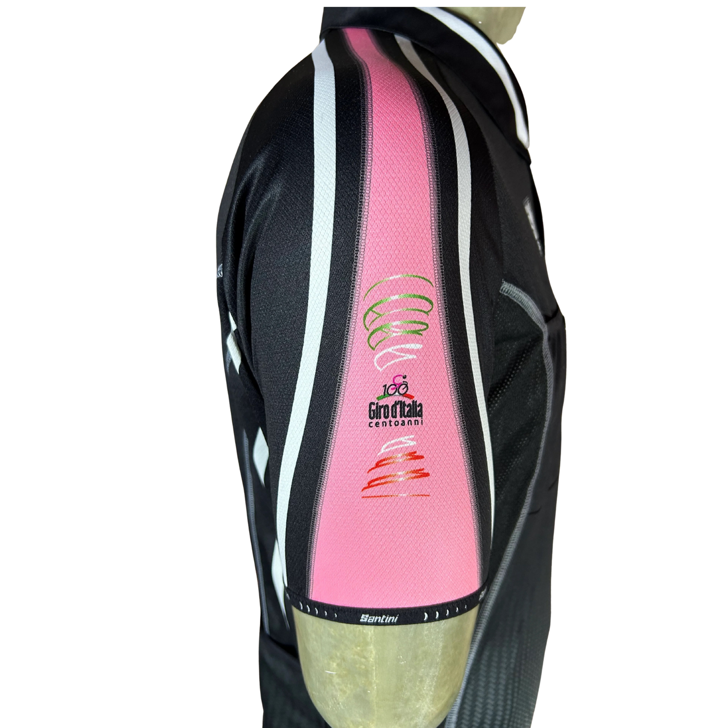 SANTINI Giro 100 Years Black / Pink Jersey XXL