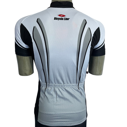 Bicycle Line Sysma full zip jersey white
