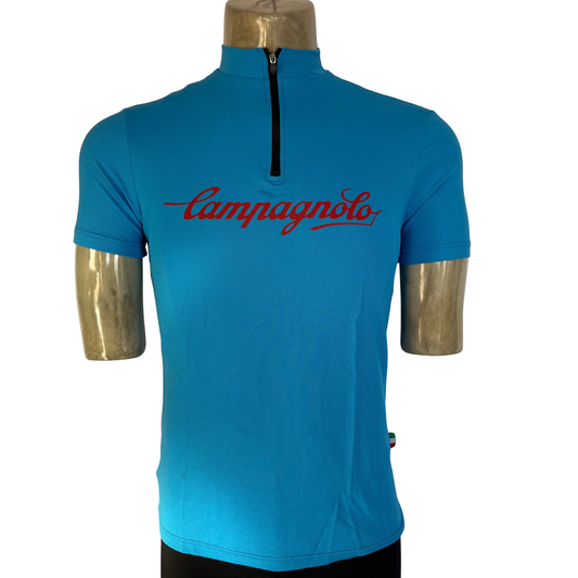 Campagnolo Stella Highneck 1/4 zip jersey blue