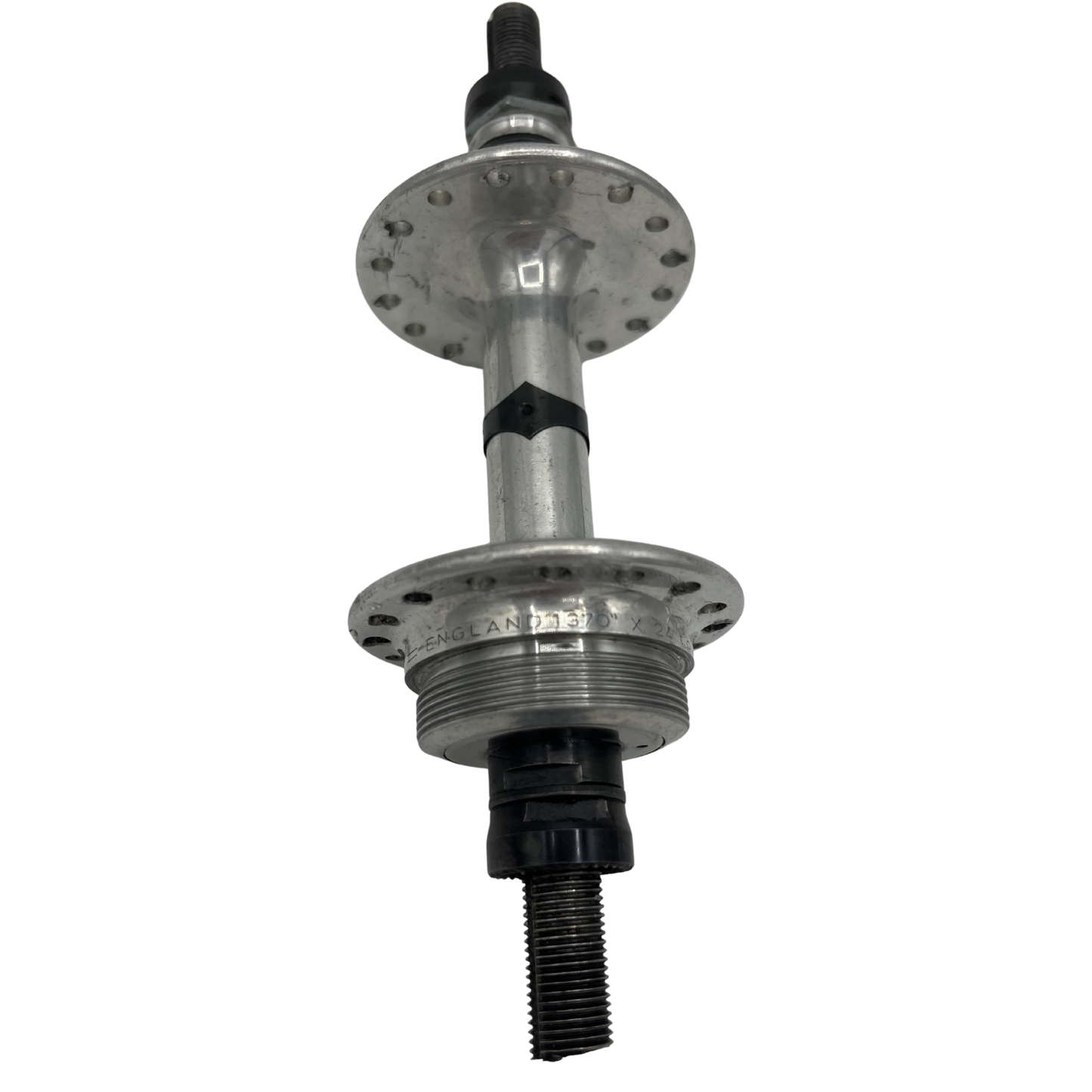 CAMPAG RECORD REAR HUB - 32H - SOLID AXLE