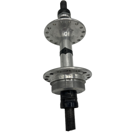 CAMPAG RECORD REAR HUB - 32H - SOLID AXLE