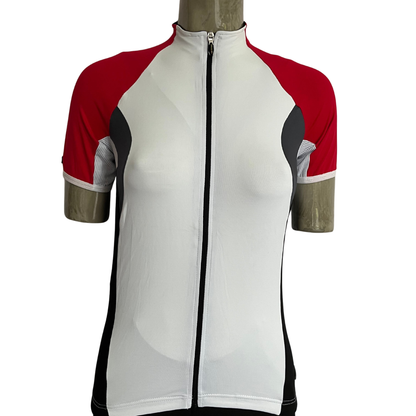 Bicycle Line Vanity full zip women’s jersey white/red