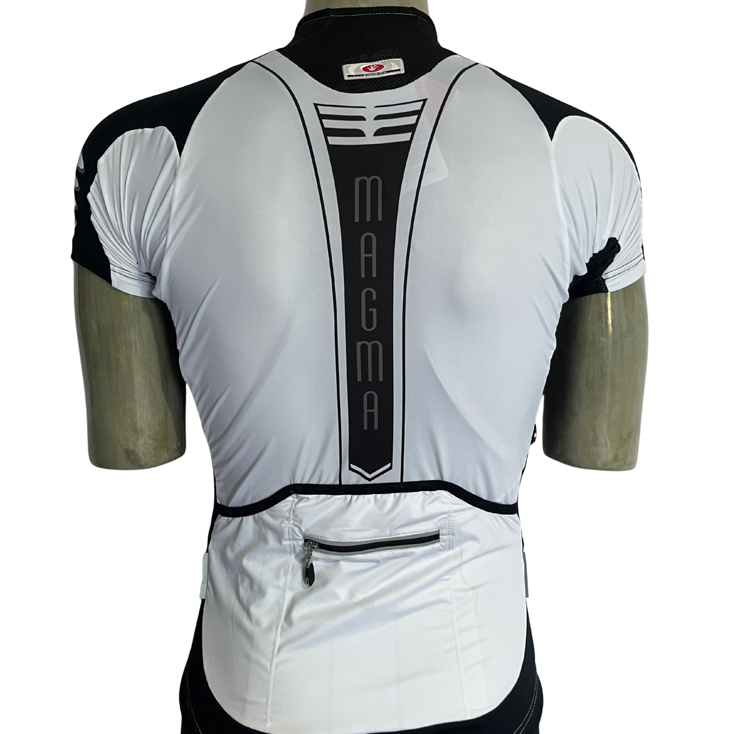Bicycle Line Magma full zip jersey white/black