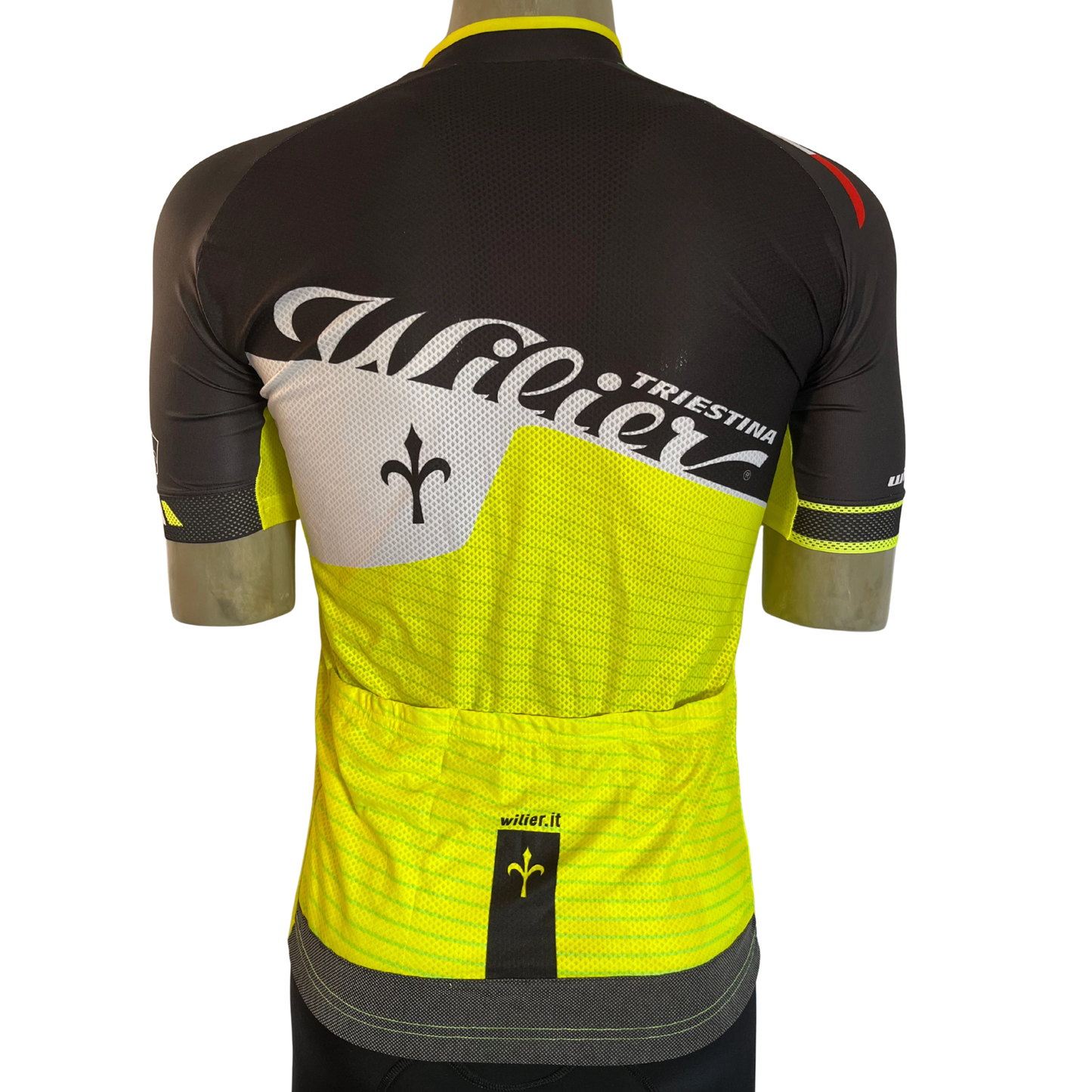 Wilier Triestina Flash full zip jersey fluoro yellow￼