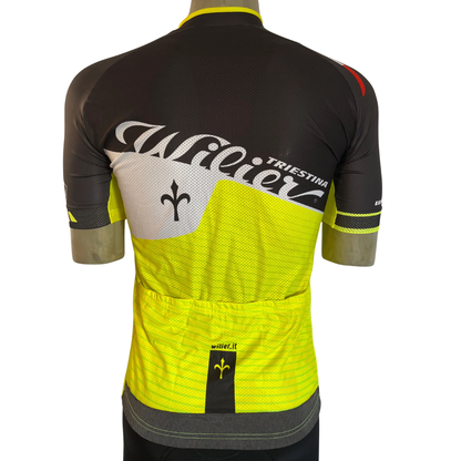 Wilier Triestina Flash full zip jersey fluoro yellow￼