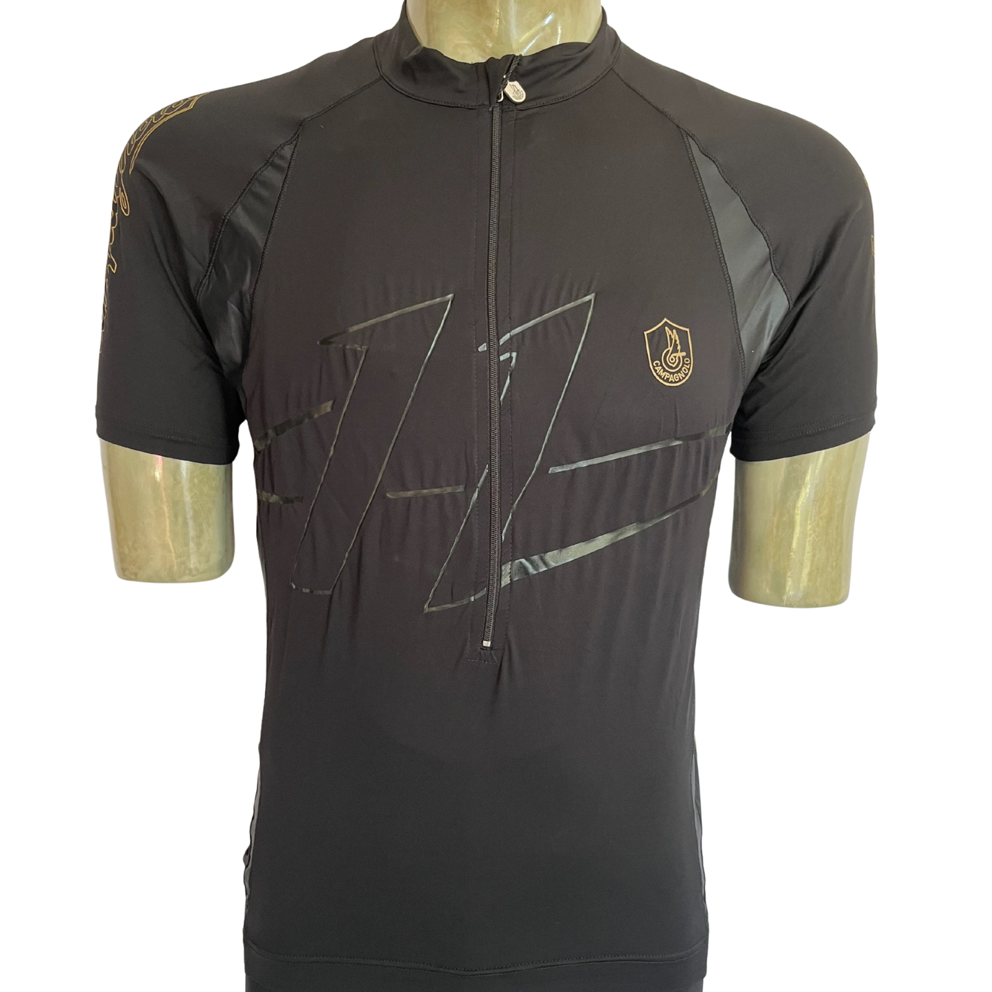 Campagnolo 11 Speed 3/4 zip jersey black