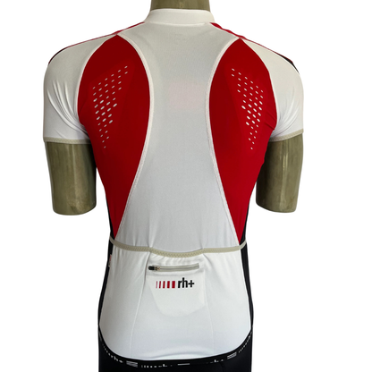 RH+ Vario 1/2 zip jersey white/red/black