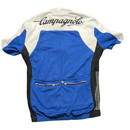 Campagnolo Raytech full zip jersey white/blue