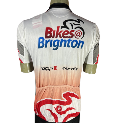 CASTELLI Brighton Team Jersey White / Orange XL