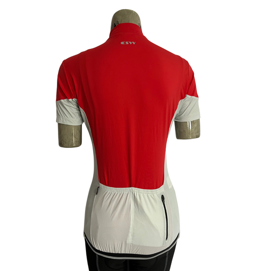 Campagnolo Lunar full zip women’s jersey red/white